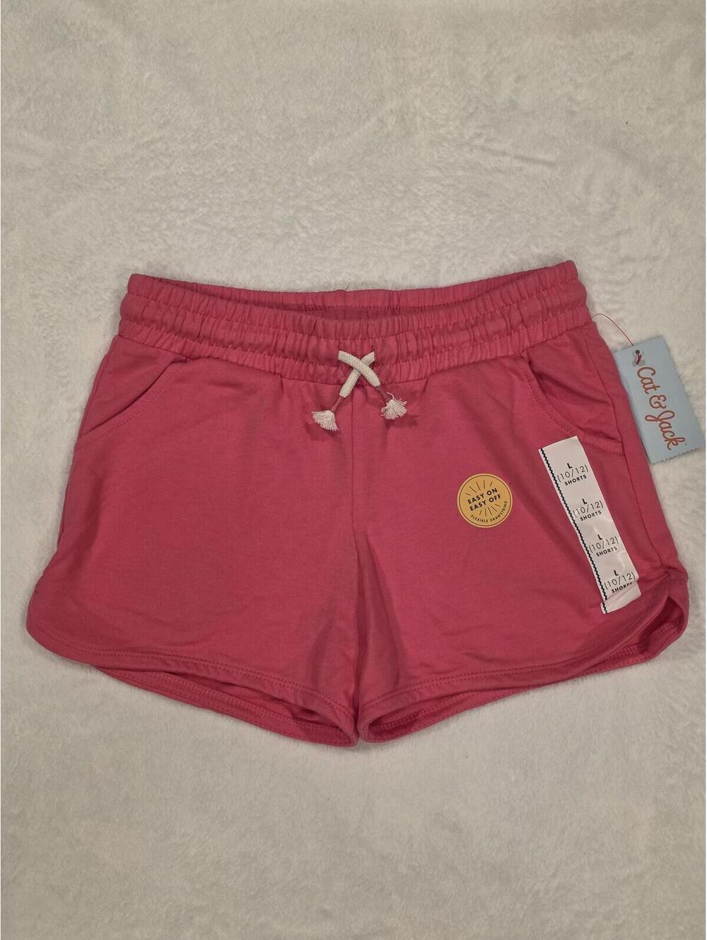 Cat & Jack Little Girls Shorts 10/12 NWT